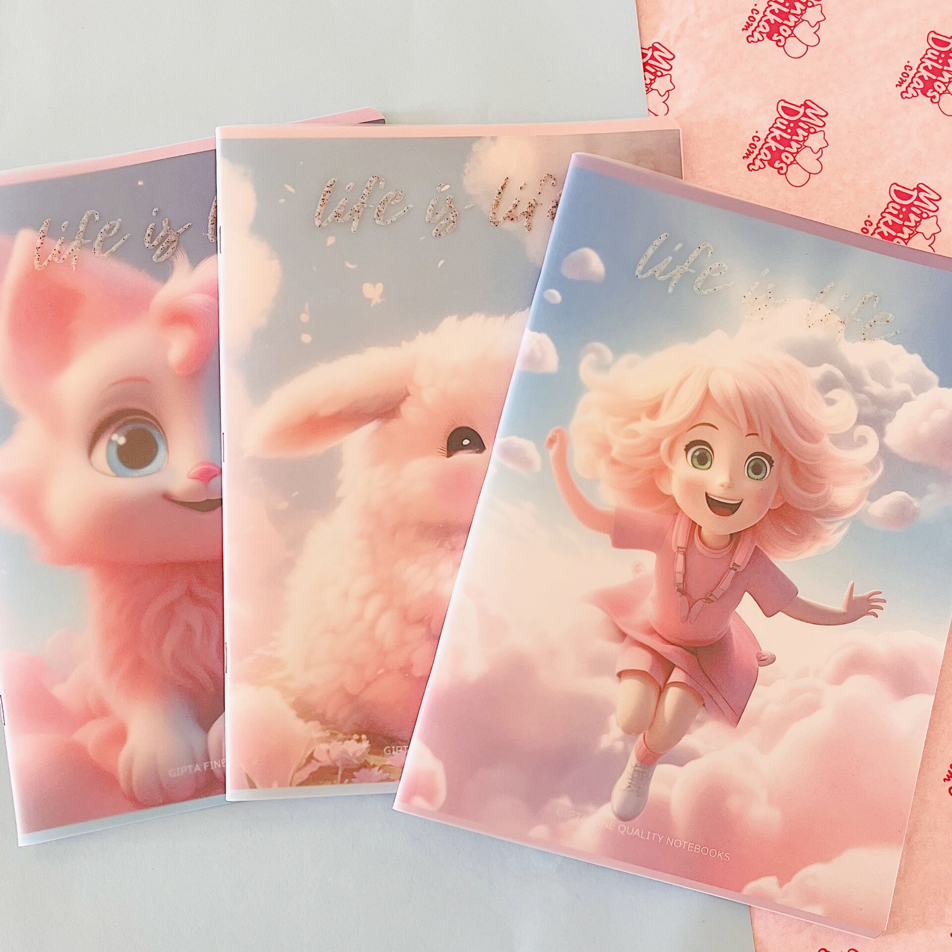Gıpta Life is Life A4 60 Yaprak Çizgili Defter Tel Dikiş