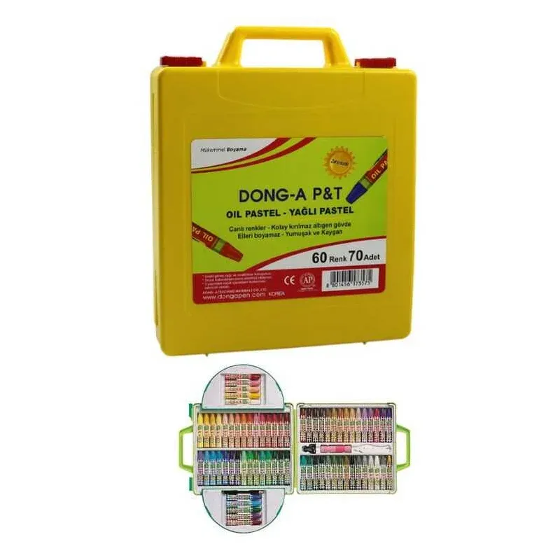 Dong-A 60 Renk Çantalı Pastel Boya