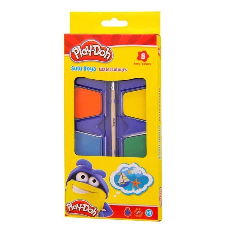 Play-Doh 8 Renk Jumbo Sulu Boya