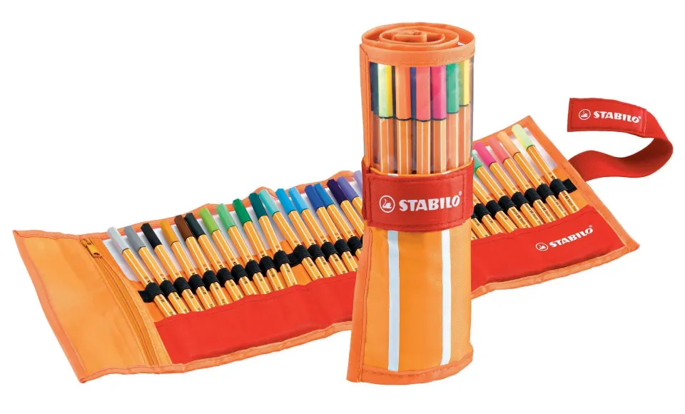 Stabilo Point 88 Roller Set 25+5 Renk Çantalı