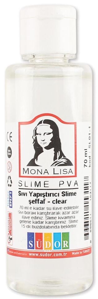Mona Lisa Slime Yapıştırıcısı - Şeffaf