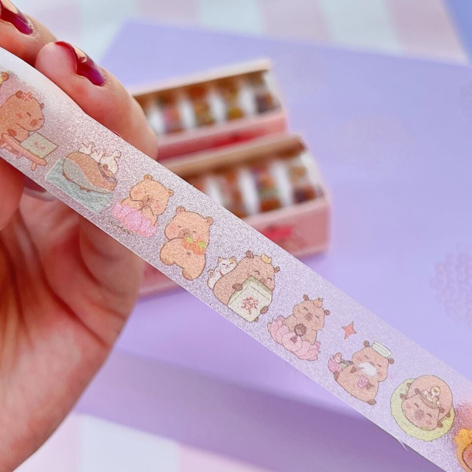 Capy Kutulu 10lu Washi Tape Bant