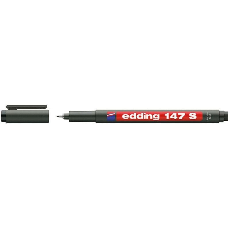 Edding 147S Asetatlı Kalem - Siyah