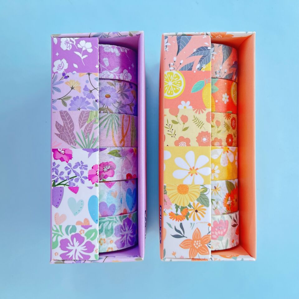 Gıpta Flowers Desenli Bant Seti