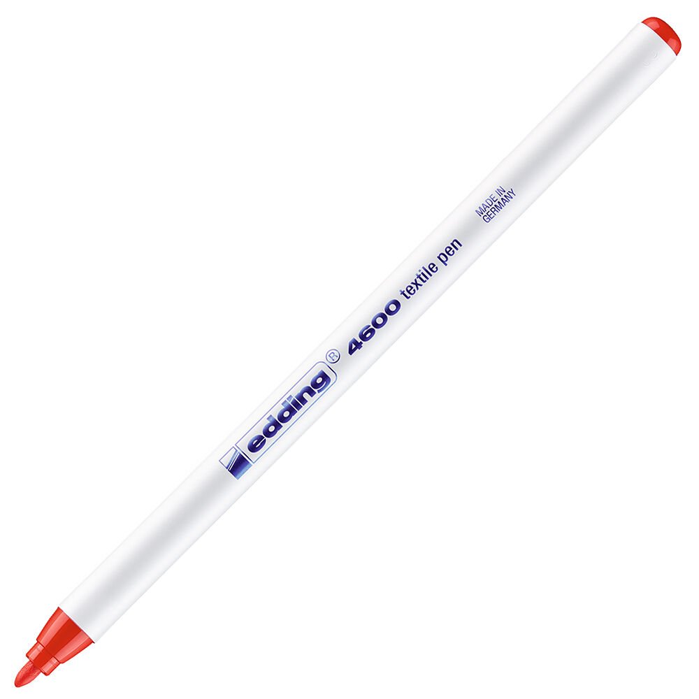 Edding 4600 Tekstil Kumaş Kalemi - Kırmızı