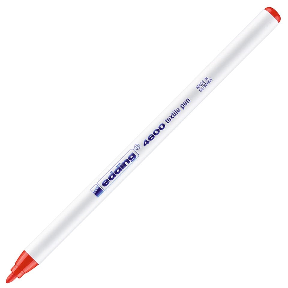 Edding 4600 Tekstil Kumaş Kalemi - Kırmızı