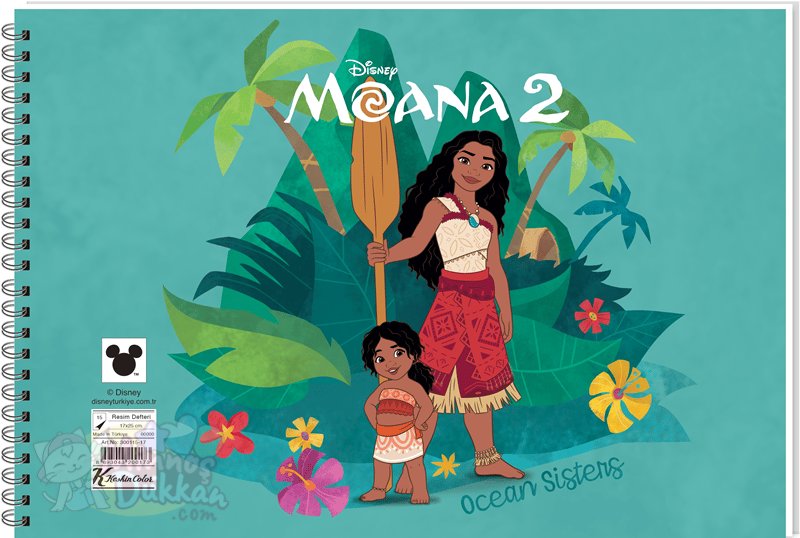 Moana Resim Defteri 17x25 15 Yaprak