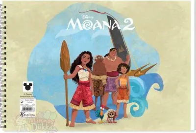 Moana Resim Defteri 17x25 15 Yaprak