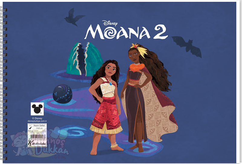 Moana Resim Defteri 17x25 15 Yaprak
