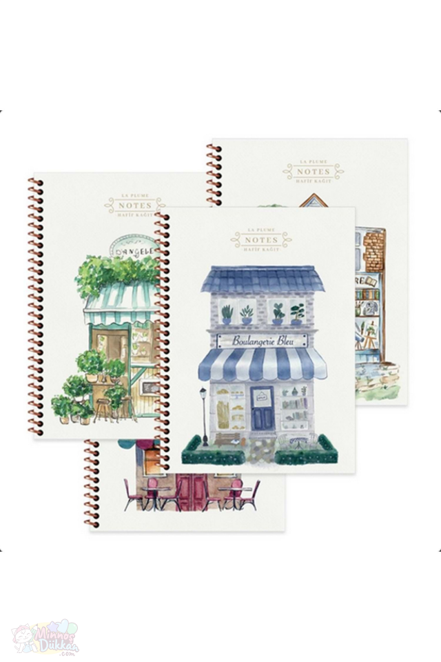 Keskin Color La Plume Shop 80 Yaprak 16,5x22,5 Defter - Çizgili