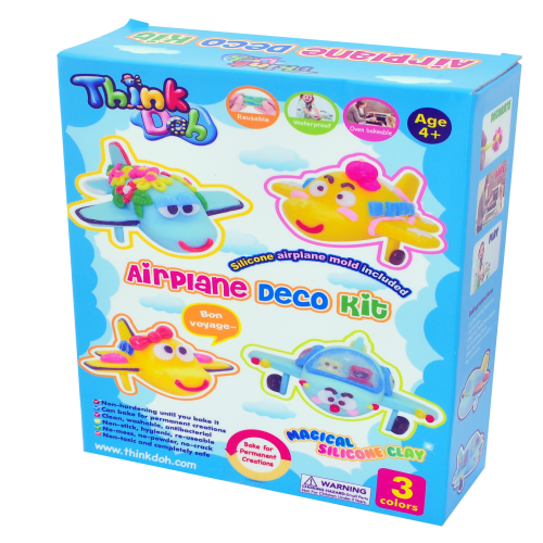 Think-Doh Silikon Hamur Uçak Yapım Seti