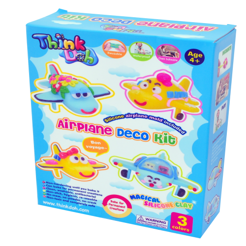 Think-Doh Silikon Hamur Uçak Yapım Seti