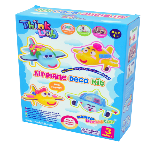 Think-Doh Silikon Hamur Uçak Yapım Seti