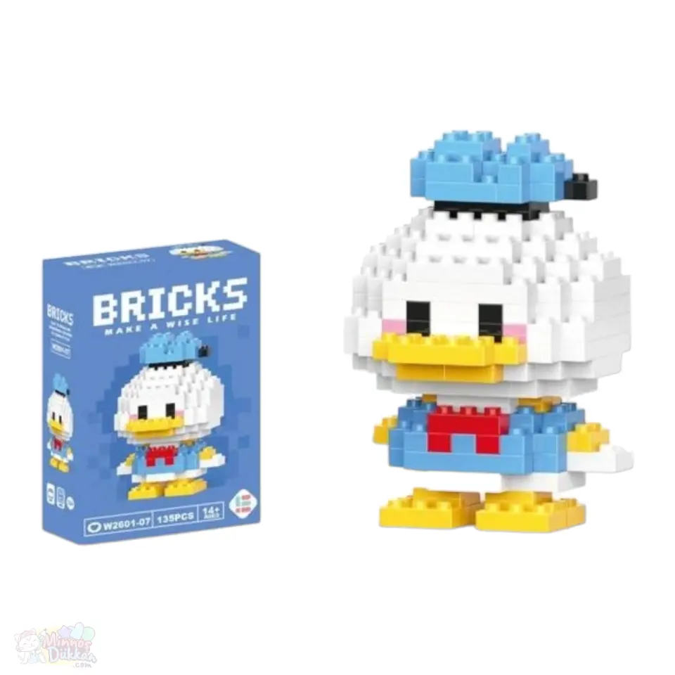 Bricks Kutulu Yapım Seti - Donald Duck