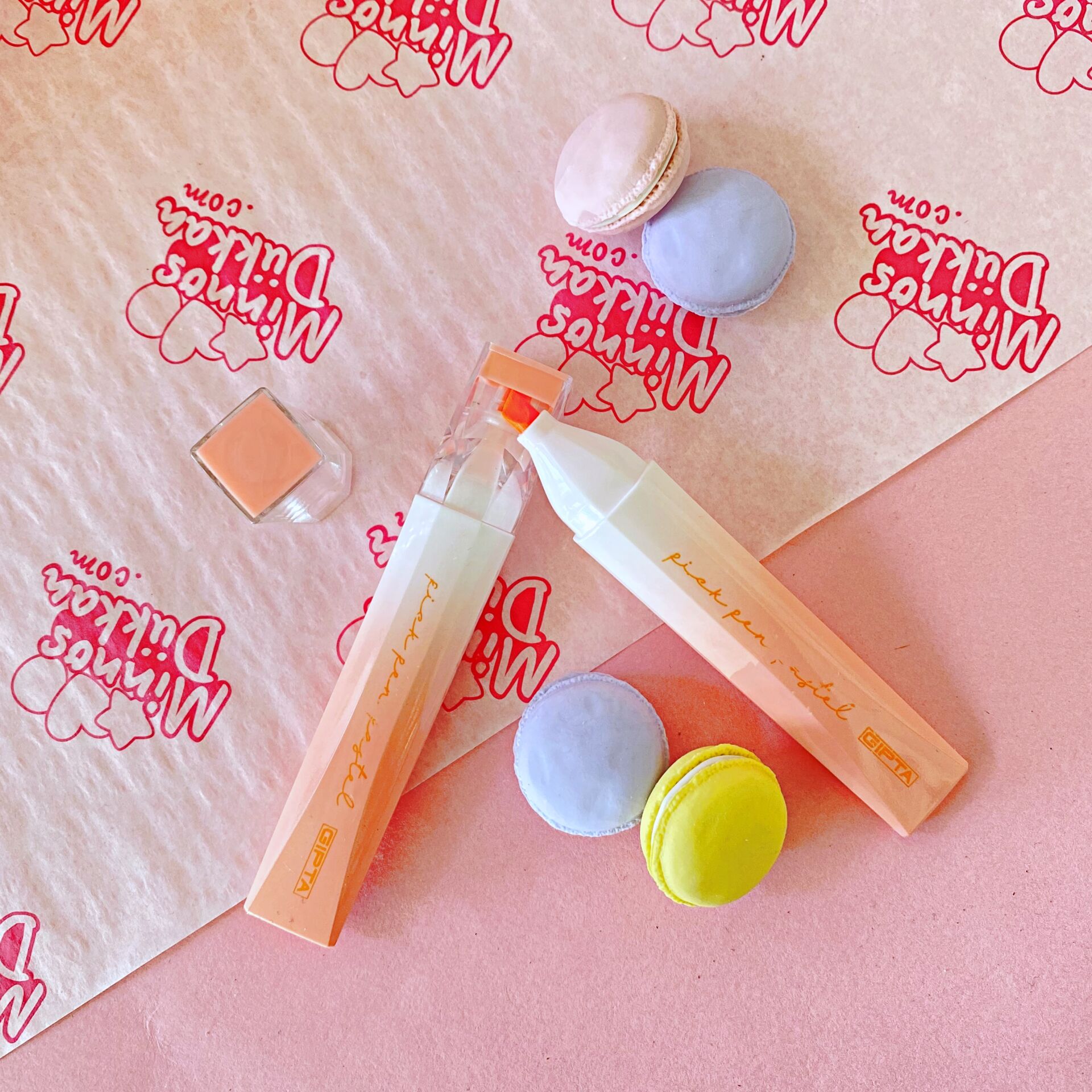 Gıpta Pickpen Pastel Fosforlu Markör - Somon