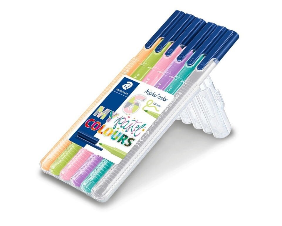 Staedtler Triplus My Pastel Colours 1.0 mm 6lı Keçeli Kalem Seti