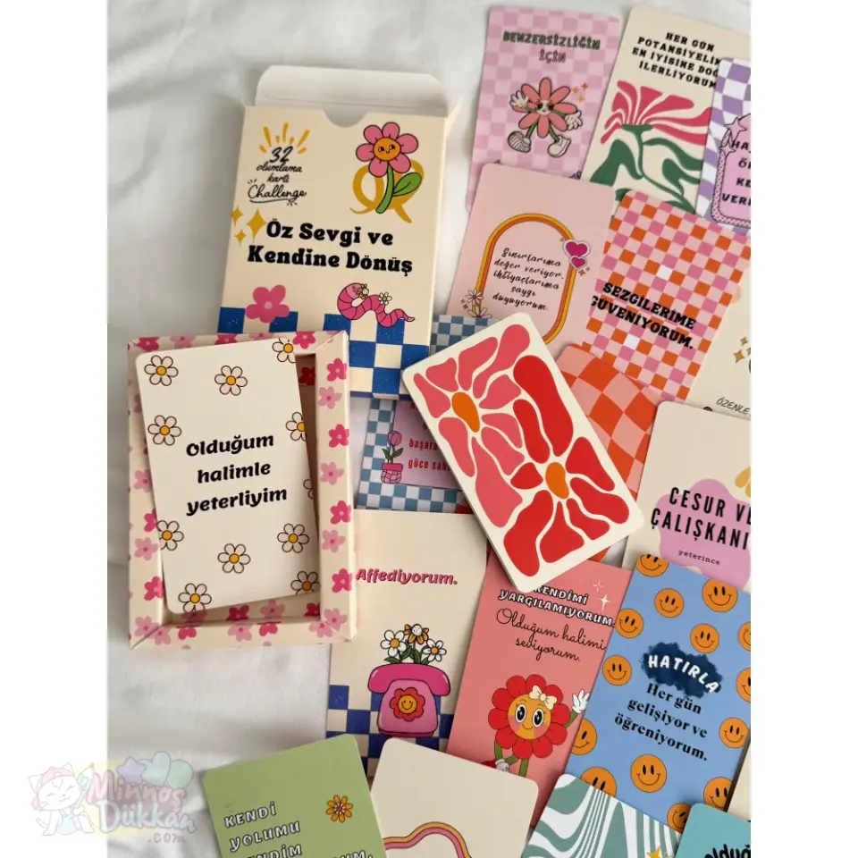 Olumlama Kart Destesi Öz Sevgi ve Kendine Dönüş