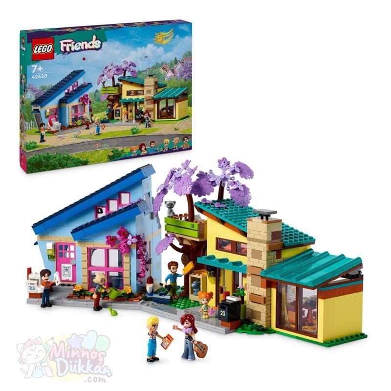 Lego Friends Olly ve Paisleyin Alie Evleri