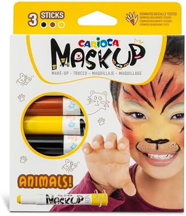 Carioca MaskUp Animals Yüz Boyası - 3 Renk