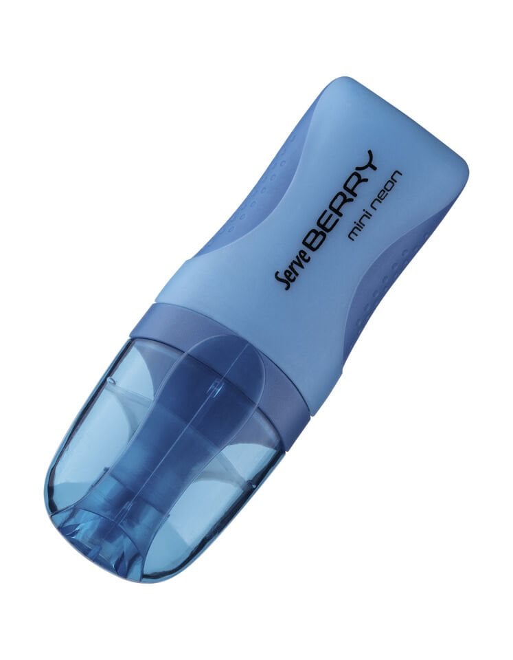 Serve Berry Mini Fosforlu İşaretleme Kalemi - Neon Mavi