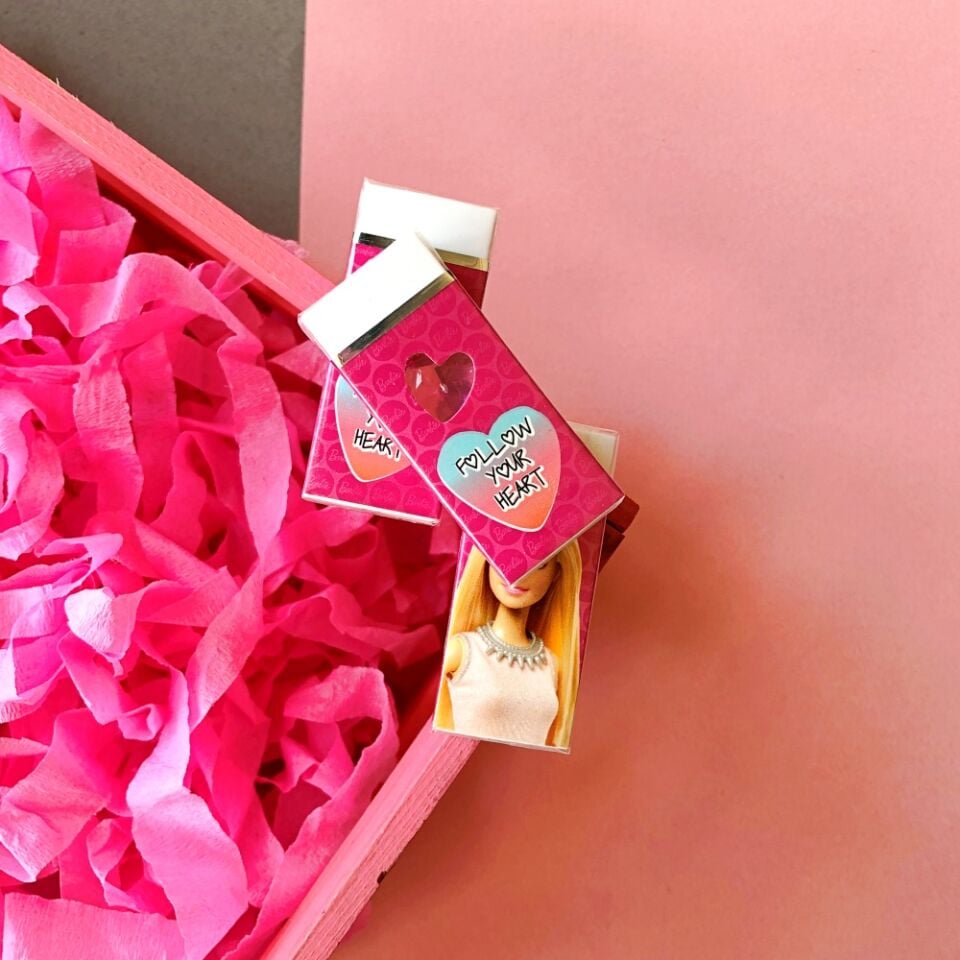 Barbie Kalpli Beyaz Silgi