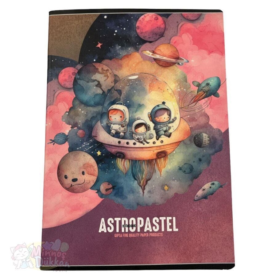 Astropastel Kareli 60 Yaprak Defter A4