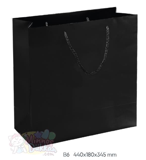 Gıpta Your Black B6 Karton Hediye Çantası