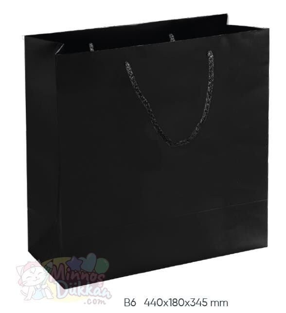 Gıpta Your Black B6 Karton Hediye Çantası