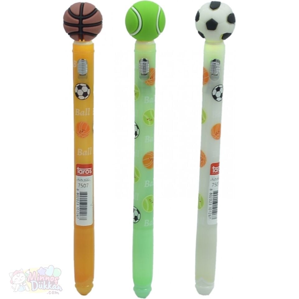 Sports Işıklı Tükenmez Jel Kalem