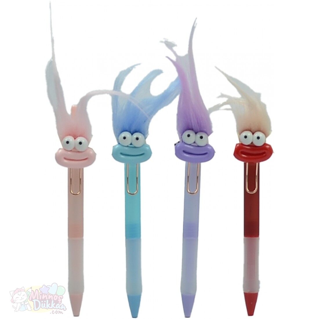 Happy Monster Saçlı Tükenmez Kalem