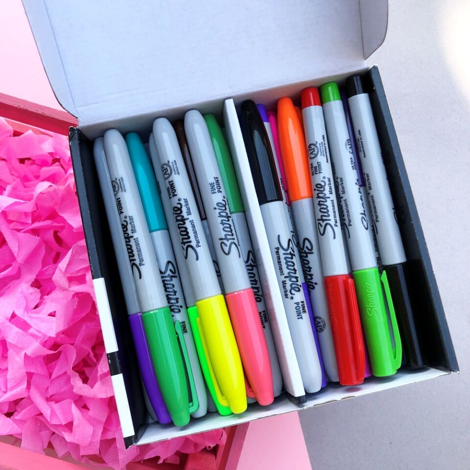Sharpie 26lı Fine Permanent Markör Karışık Kutu - Kurt