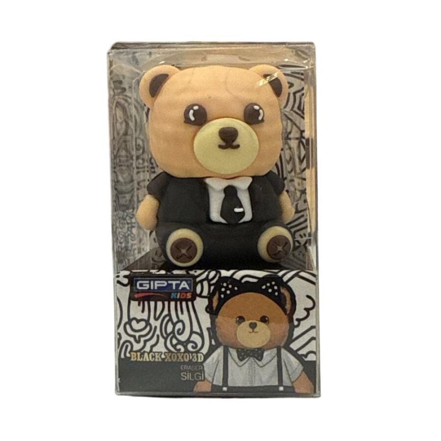 Gıpta Black XOXO 3D Silgi