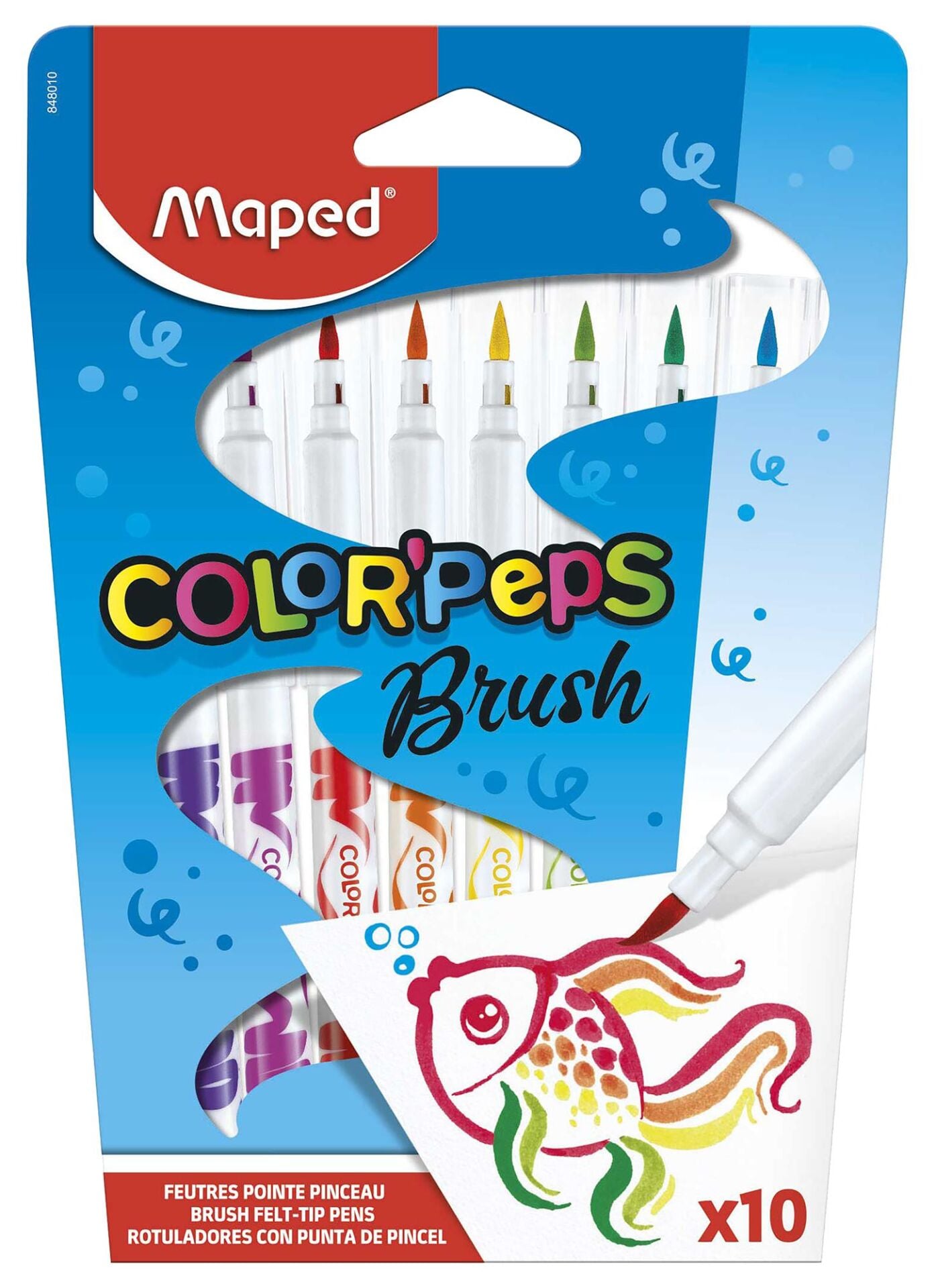 Color Peps Brush 10lu Keçeli Kalem - Maped