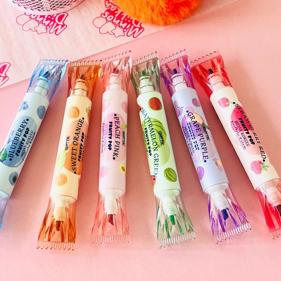 Gıpta Fruity Pop Kokulu Fosforlu Markör