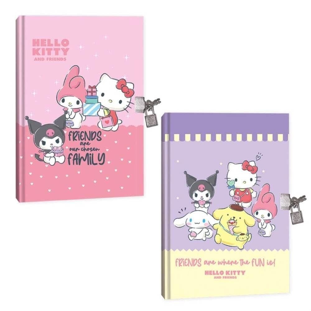 Hello Kitty and Friends Kilitli Hatıra Defteri