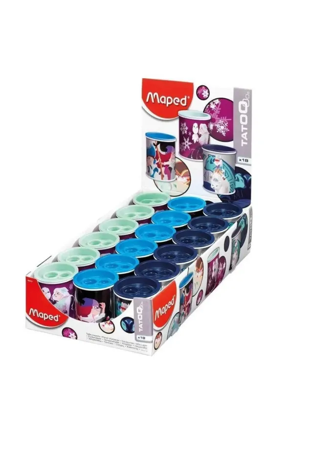 Tatoo Metal Çift Delikli Kalemtıraş - Maped