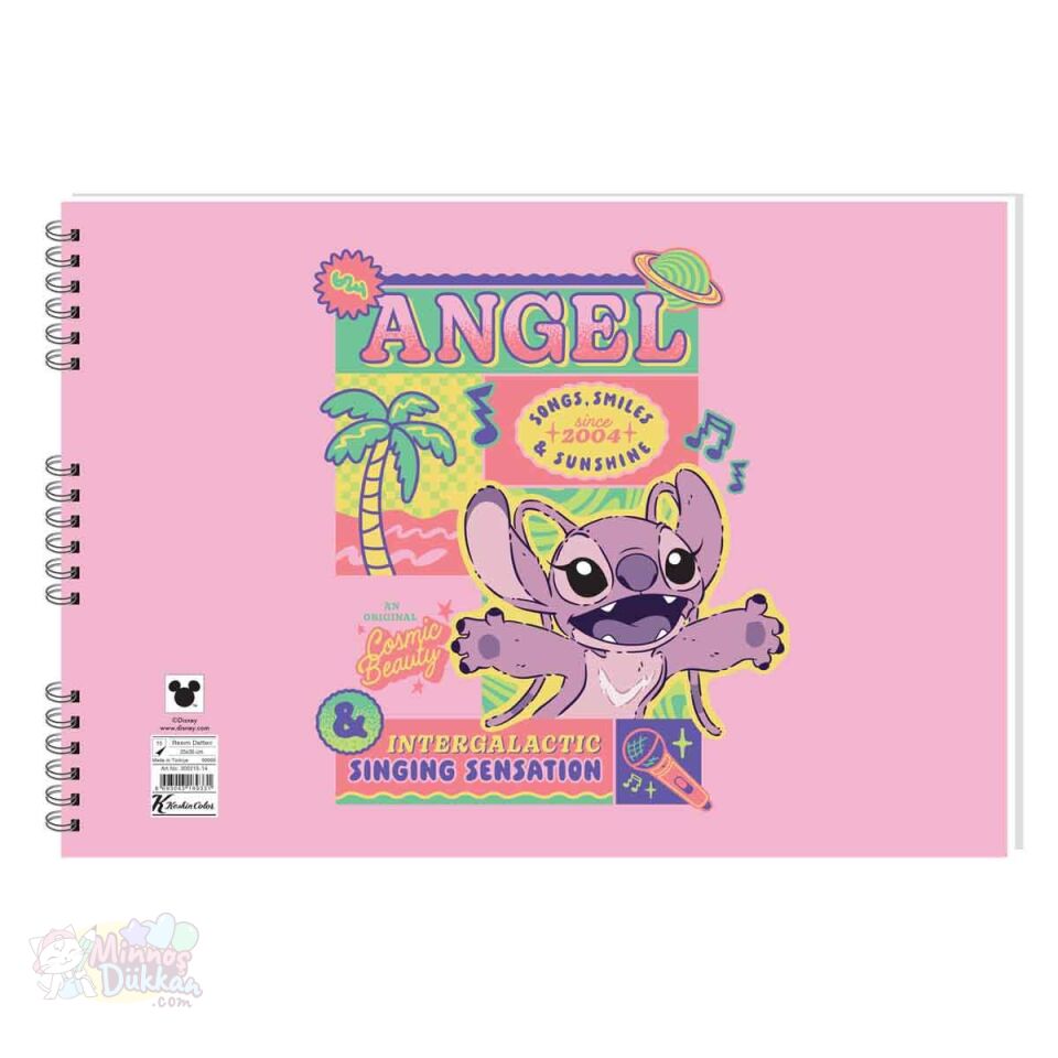 Stitch Resim Defteri 17x25 15 Yaprak