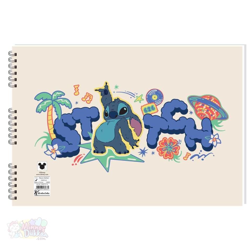 Stitch Resim Defteri 17x25 15 Yaprak