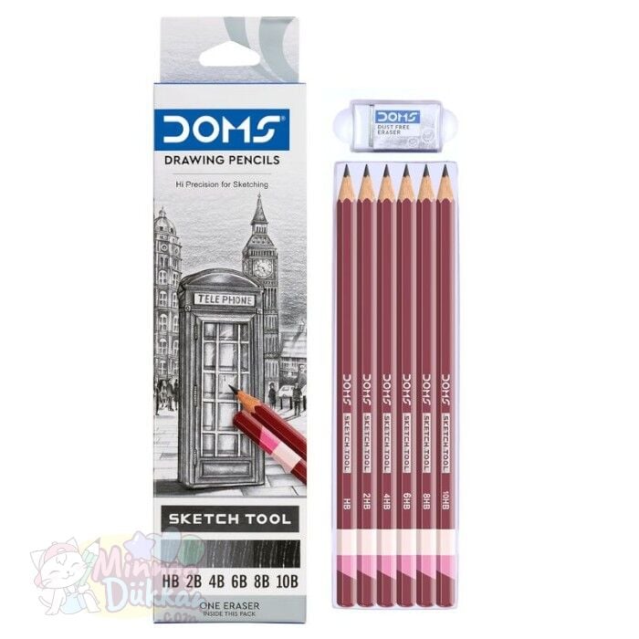 Doms 6lı Dereceli Kalem Seti