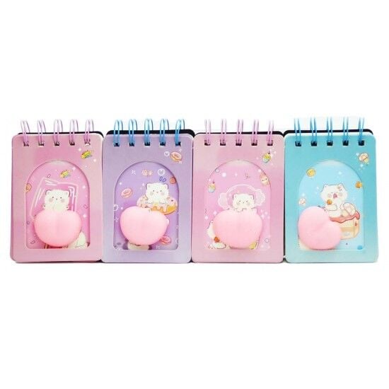 Mutlu Kedi Moj Moj Telli Not Defteri