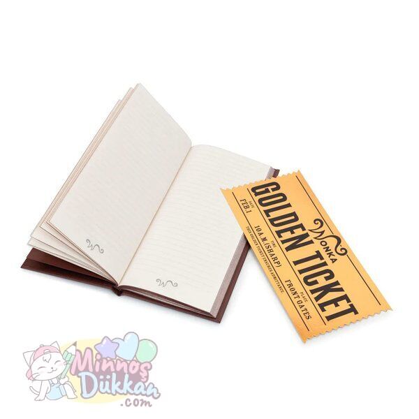 Willy Wonka Çikolata Defter - Turuncu