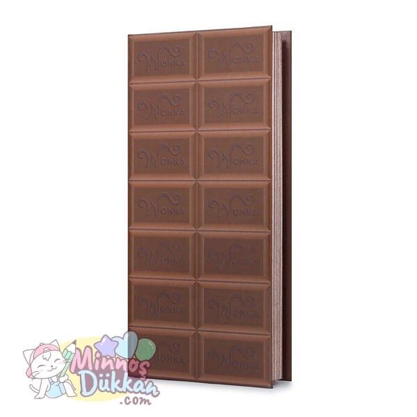 Willy Wonka Çikolata Defter - Kırmızı