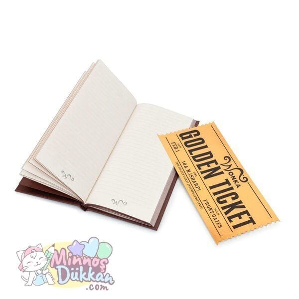 Willy Wonka Çikolata Defter - Kırmızı