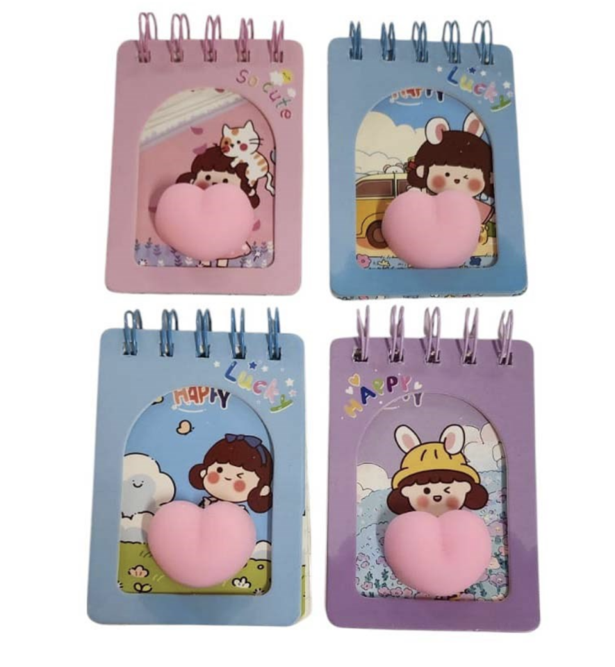 Çilek Kız Moj Moj Telli Not Defteri