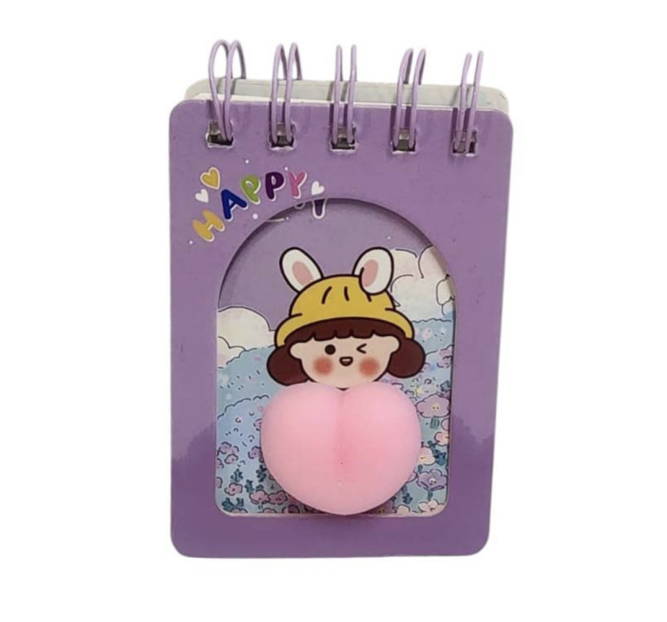 Çilek Kız Moj Moj Telli Not Defteri