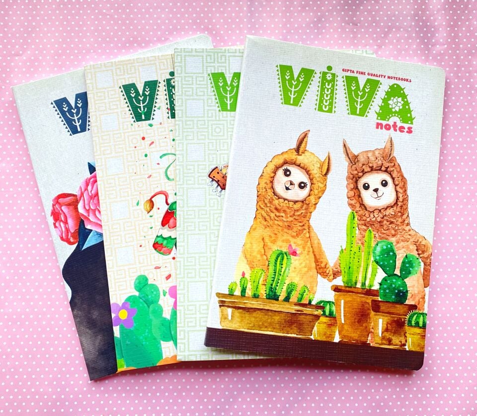 Viva Notes Karton Kapak 60 Yaprak A4 Kareli Defter