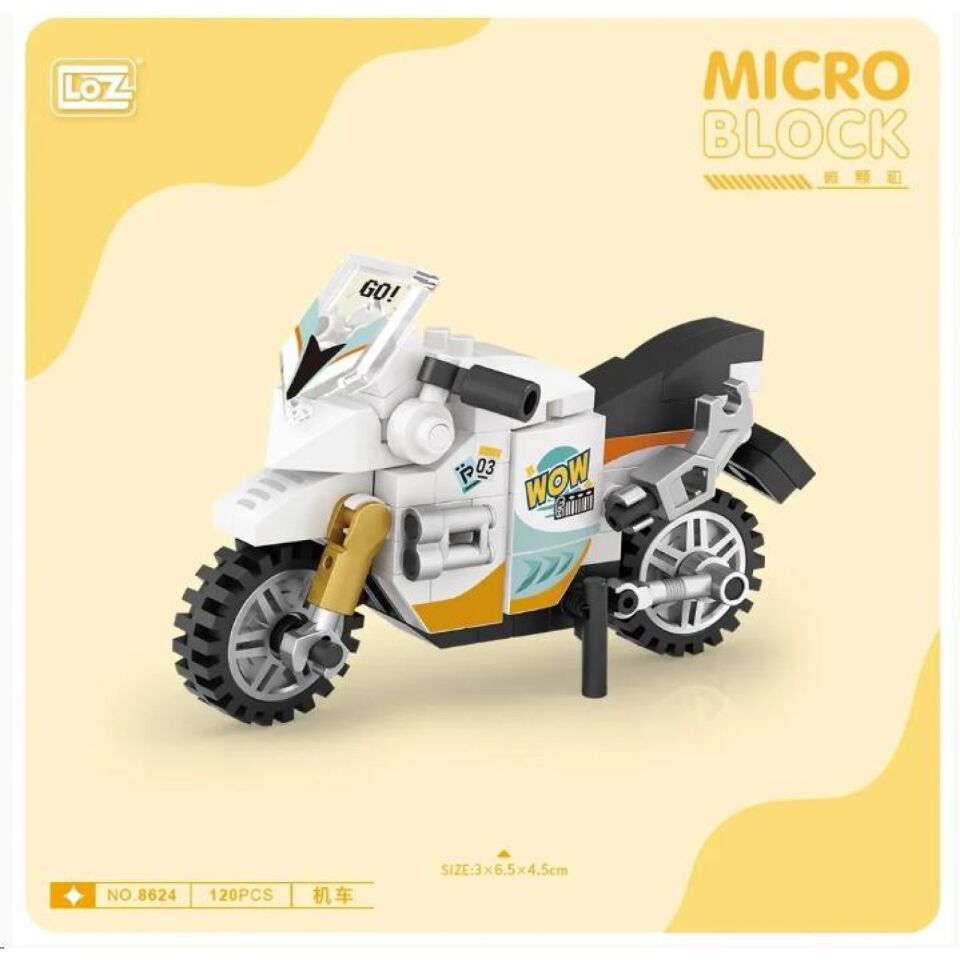 Loz Micro Blok 8624 - Motorsiklet