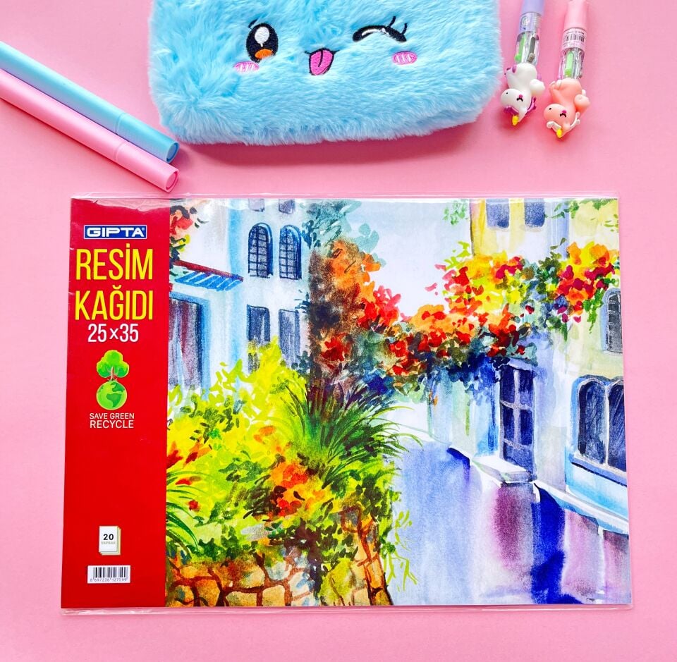 Gıpta 25x35 Resim Kağıdı 20 Yaprak