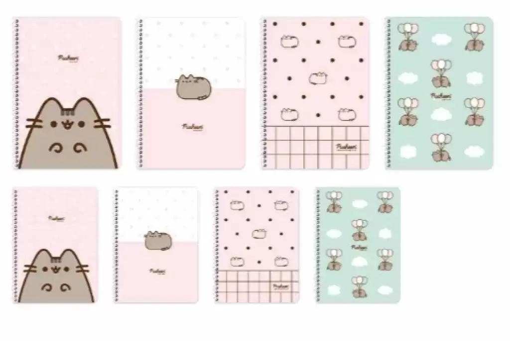 Pusheen İkili Bloknot Not Defteri A7