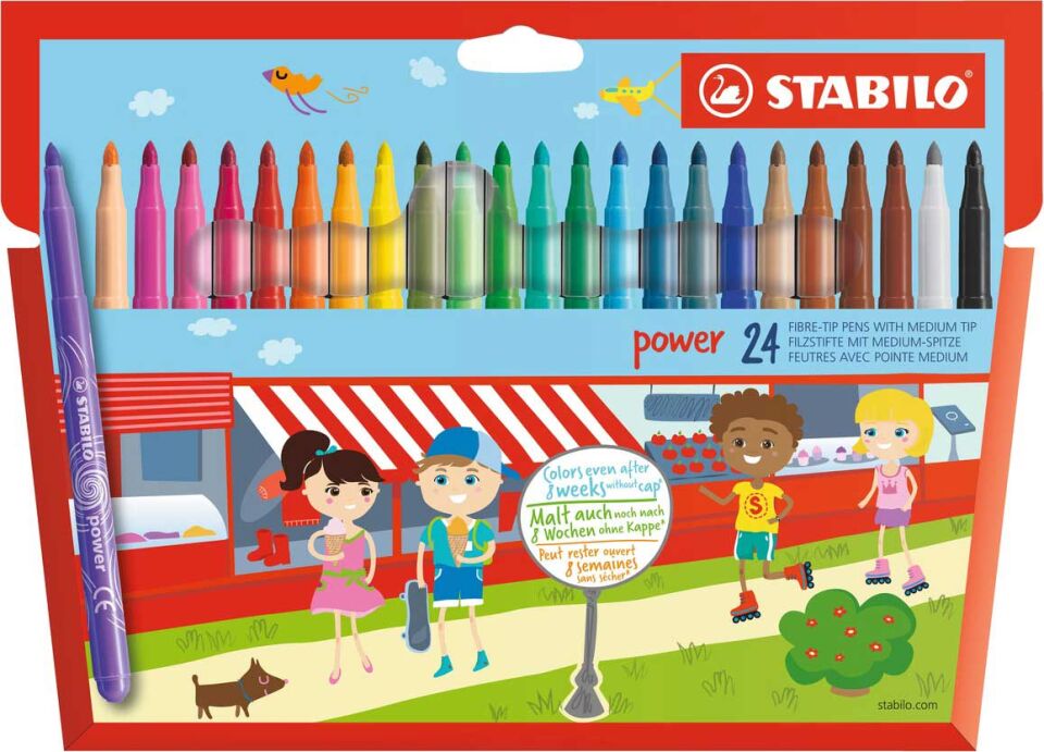 Stabilo Power 24'lü Keçeli Kalem